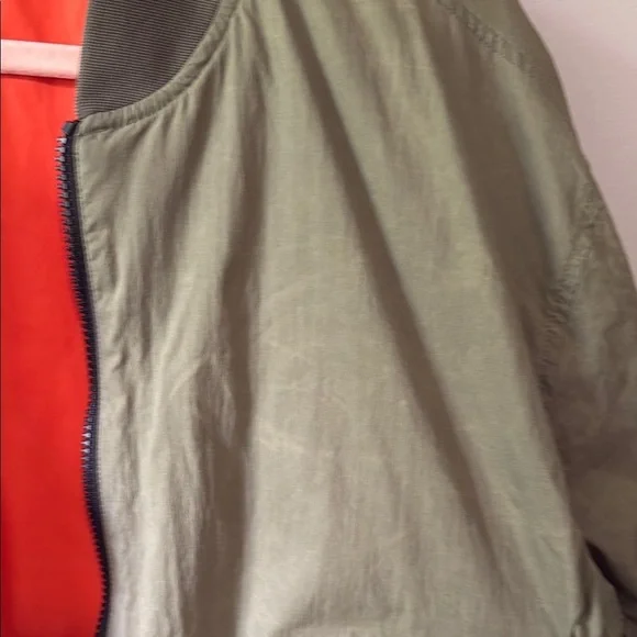 XXL Nike MA-1 Reversible Bomber Jacket Olive Green Men's Bomber Jacket - Picture 13 of 16